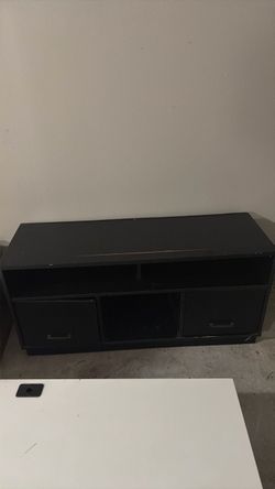 Black entertainment stand