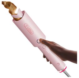 TYMO Automatic Rotating Curling Iron - 1 1/4 Inch, Pink
