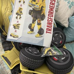 Transformers Bumblebee Converting Costume Size 7-8