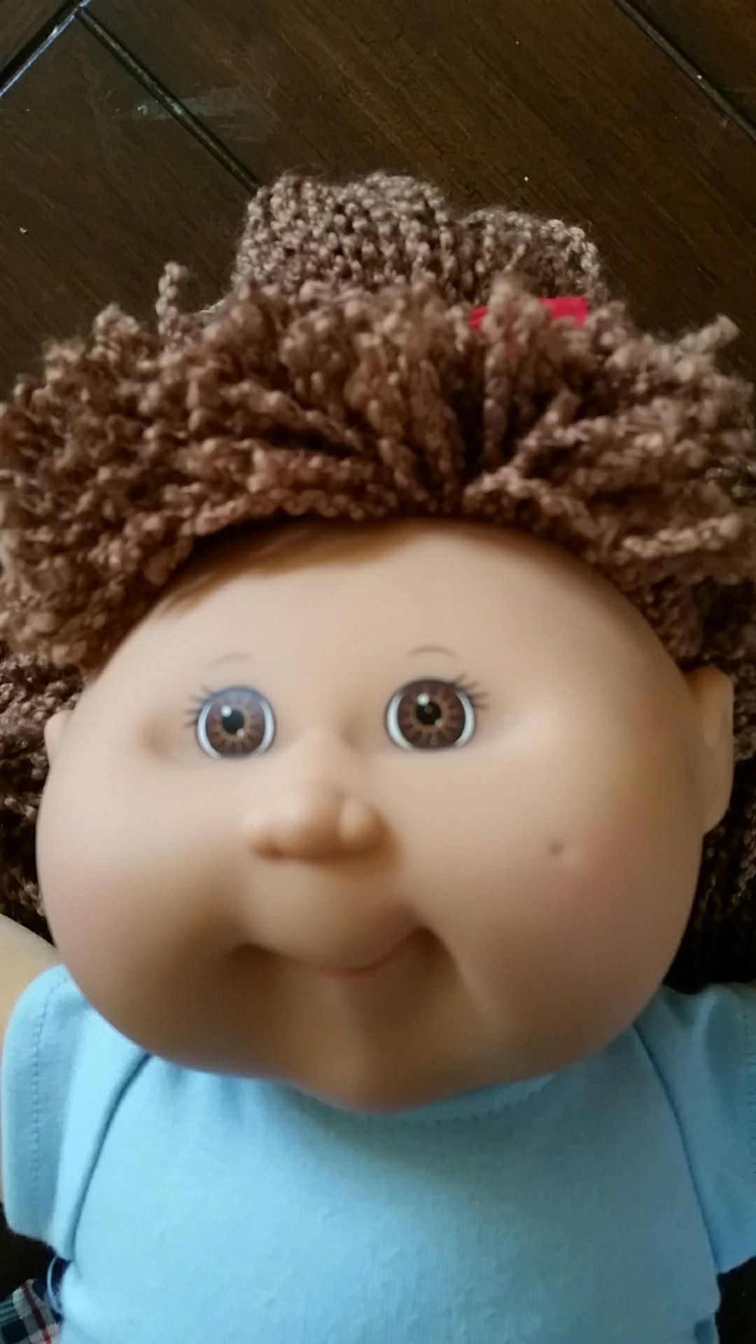 Cabbage Patch Kids doll brown curly hair perfect condition