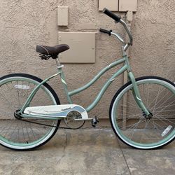 Schwinn Style Beach Cruiser Bike Single Speed Coaster Lightweight Ready To Ride New Tires