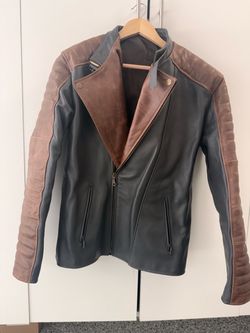Custom made crafted leather jacket.