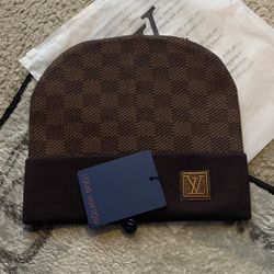 Brown Louie V Beanie 