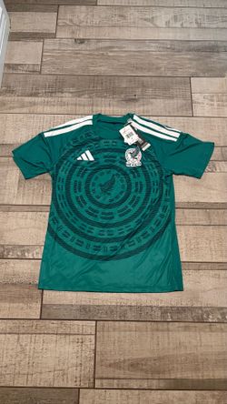 adidas 2026 Home Mexico Soccer National Team Jersey Green White Mens Size M