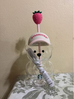 Starbucks Bear Glass Cup