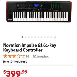Novation Impulse 61 Keyboard Controller MIDI