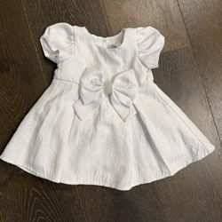 3-6 Mo Beautiful White Dress