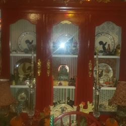 CHRISTMAS MARK DOWN HUTCH,TABLE CHAIRS
