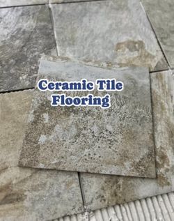 TILE FLOORING AND KITCHEN BACKSPLASH 