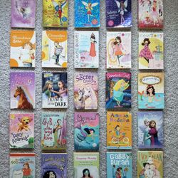 $2 each - Girl Paperback Chapter Books