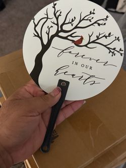 72 pc funeral hand fan