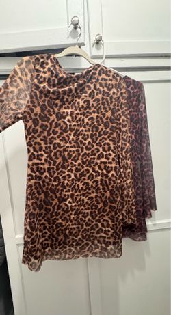 Leopard print dress