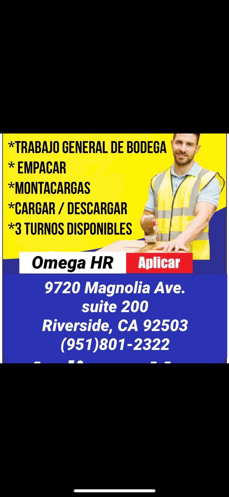 Trabajos disponibles jobs Available 