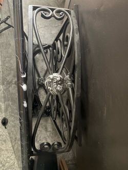 Black marble night table
