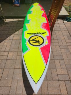 Bessell 7'0  mini gun surfboard.