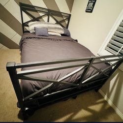 Queen Bed Frame / Mattress