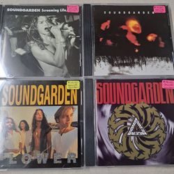 4 Soundgarden CDs, Record Albums
