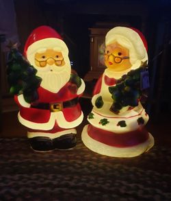 2ft Mr. & Mrs. Claus Blow Molds