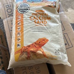20lbs Calcium Sand For Reptiles 