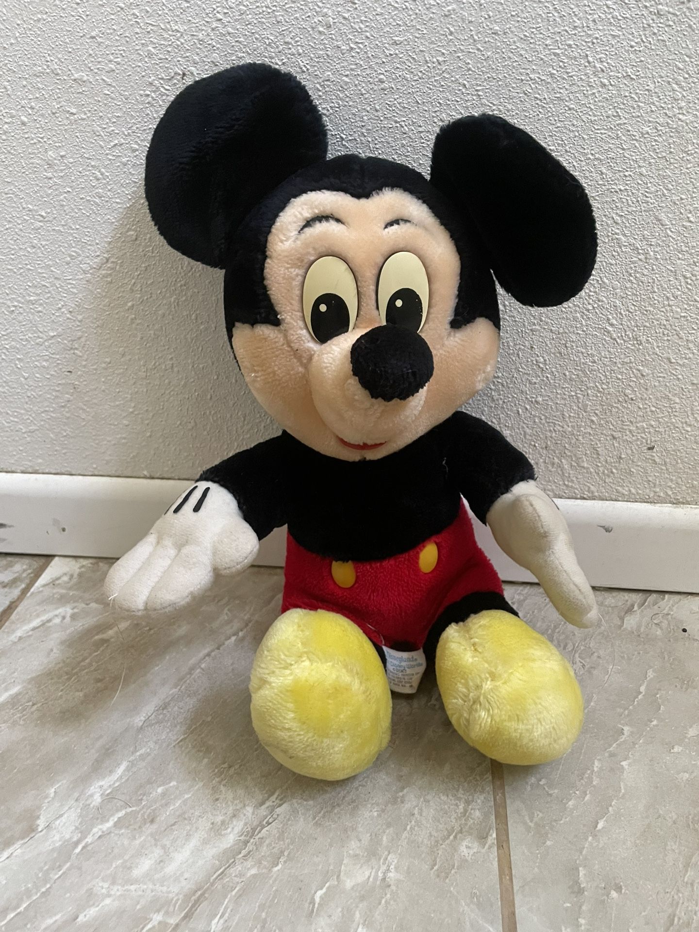 Vintage Mickey Mouse Plush