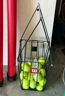 Tennis- ball hopper and ball tubes