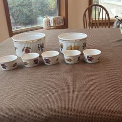 Evesham by Royal Worcester large set of baking and serving dishes