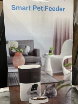 6L Liter Automatic Cat Dog Pet Feeder Camera Wifi