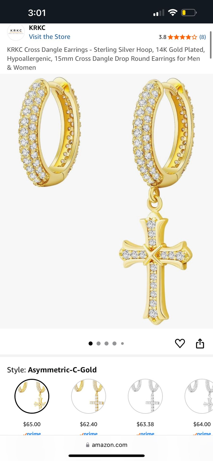 Gold Plated Earrings