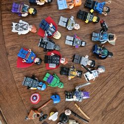 Lego Figures + Extra Pieces. 