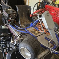 Flat track Gokart with modified predator 212 engine