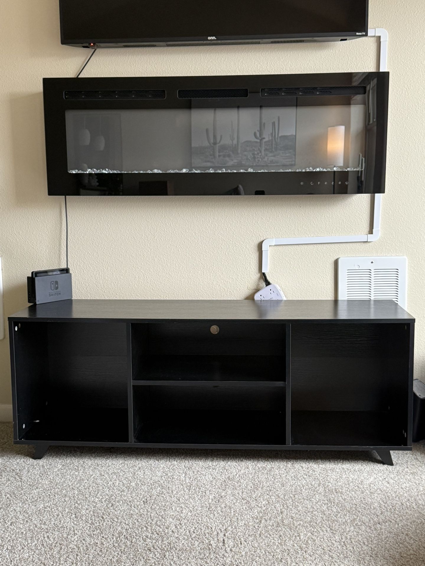 Tv Stand / Entertainment Center / Cubby Storage