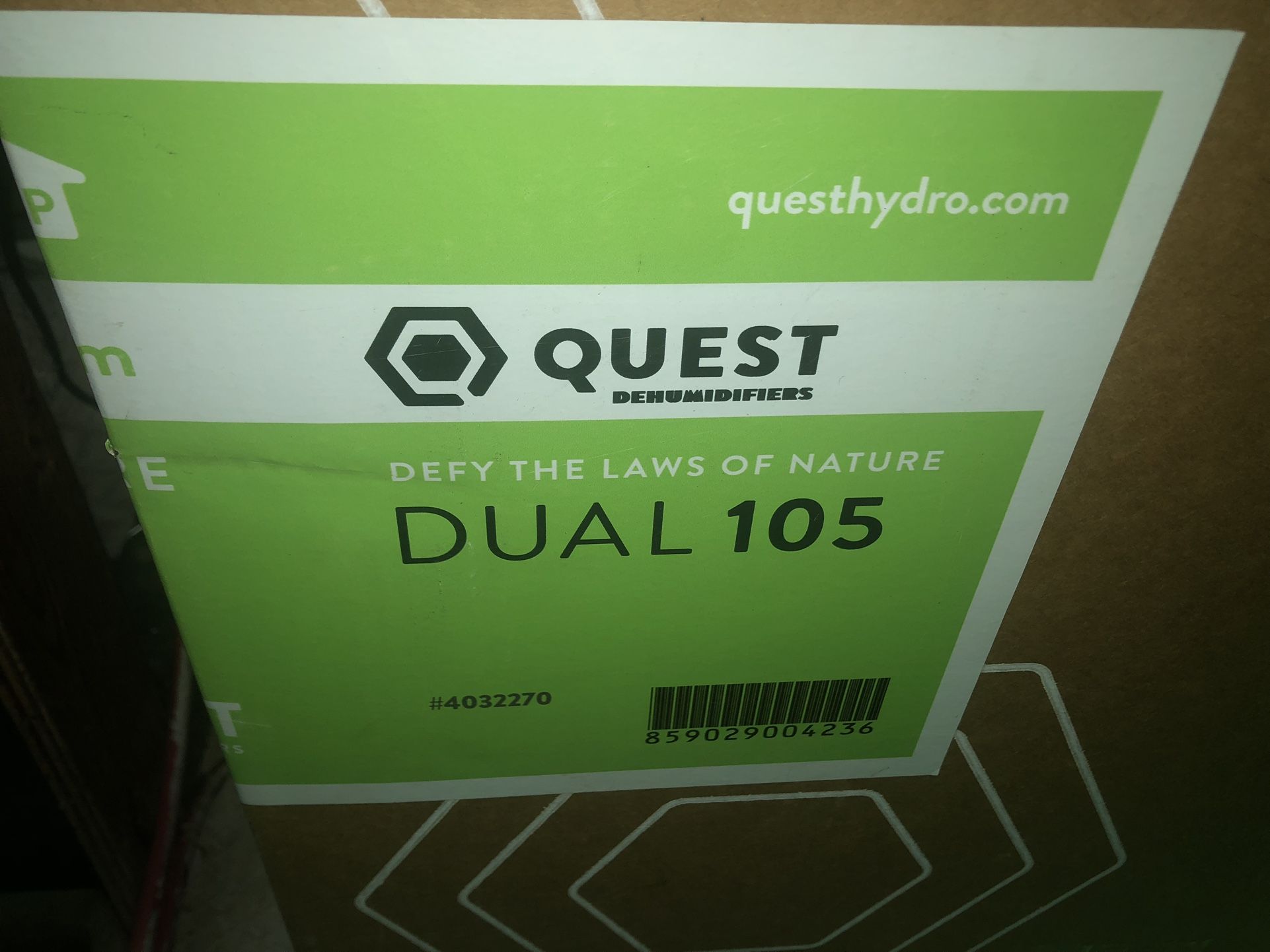 Quest Dual 105 Dehumidifier