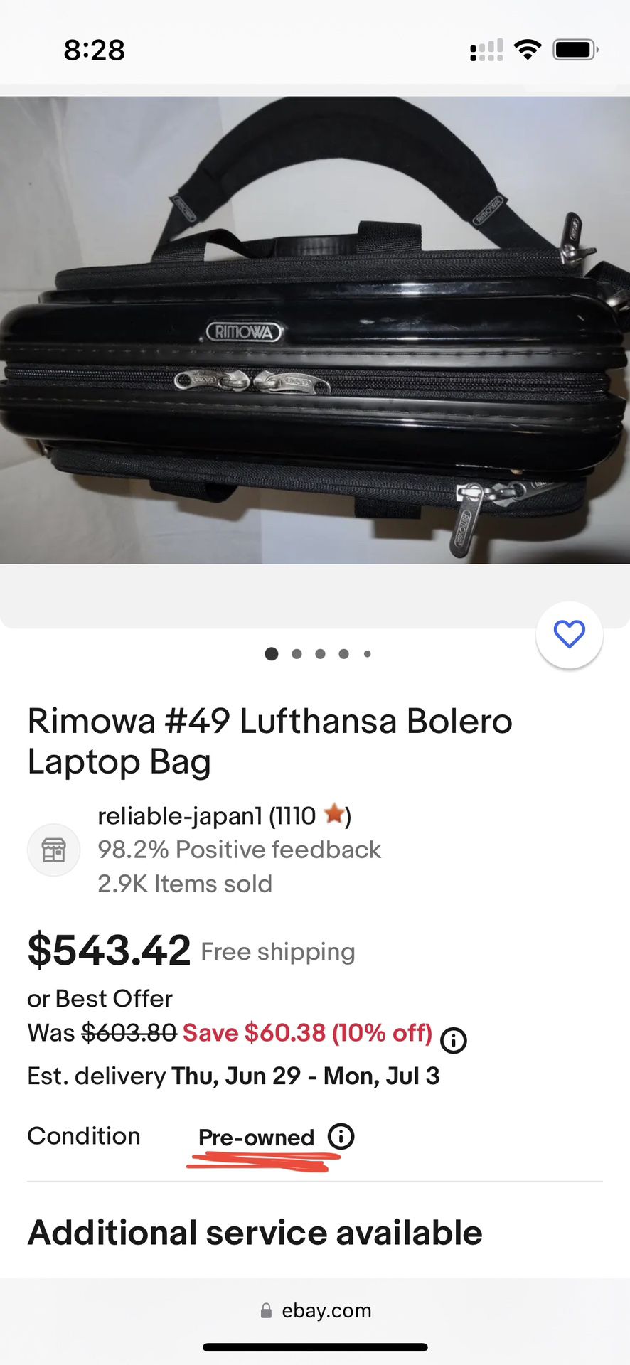 2018 Rimowa Topas e-tag 63L titanium Lufthansa Private jet collection  suitcase for Sale in Boca Raton, FL - OfferUp