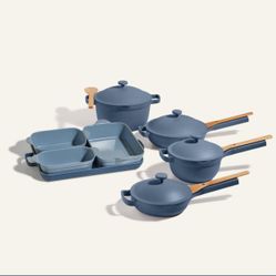 Our Place Cookware + Bakeware Set (18 Piece) An 18-piece Always Pan, Perfect Pot, and Bakeware Set