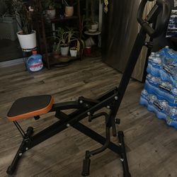 Foldable Squat & Rowing Machine for Home - 2-in-1 Rower & Squat Trainer with Adjustable Resistance Bands, 330 lbs Capacity, Compact Design, 