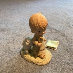 Precious moments figurine He Leadeth me