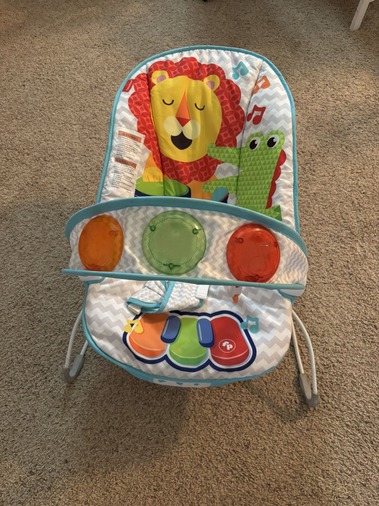 Musical, Vibration, Light Up Baby Seat 