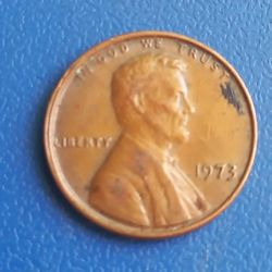 RARE 1973 Penny No Mint Mark, Error
