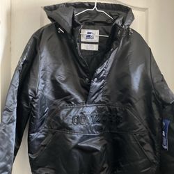 Dallas Cowboys Authentic Starter Force Play Men’s Pullover Hooded Jacket Size M-NWT-$170!