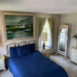 Solid Wood Bed Room Set $100