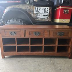 Wooden Shoe Rack
