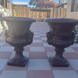 New Flower Pots Made Out Of Cement Perfect Gift 🎁