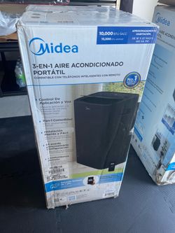 Midea Portable AC 10,000 BTU, Black