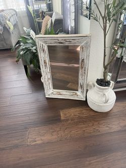 Distressed Farmhouse LookingWood Mirror
