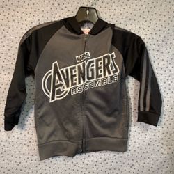 Marvel Avengers Assemble Kids Zip-Up Hoodie Size 6