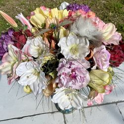 Beautiful Silk Flower Bouquet 