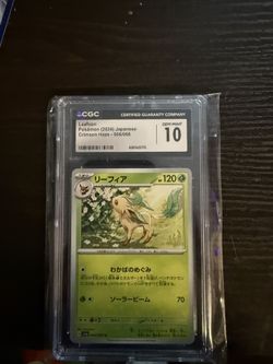 Japanese Leafeon CGC 10