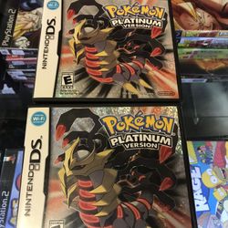 Pokémon Platinum $175-$200 Each Gamehogs 11am-7pm