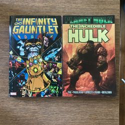 Infinity gauntlet & Planet Hulk graphic novel