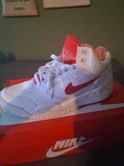 Nike Air Flight High-Top Sneakers White Red